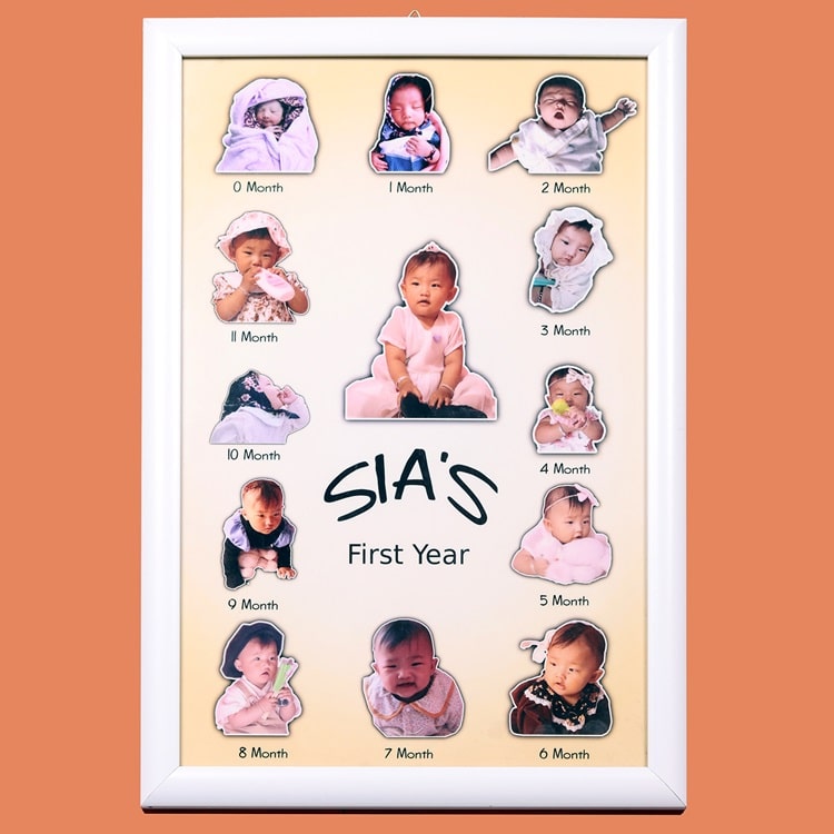 12 Months Photo Frame