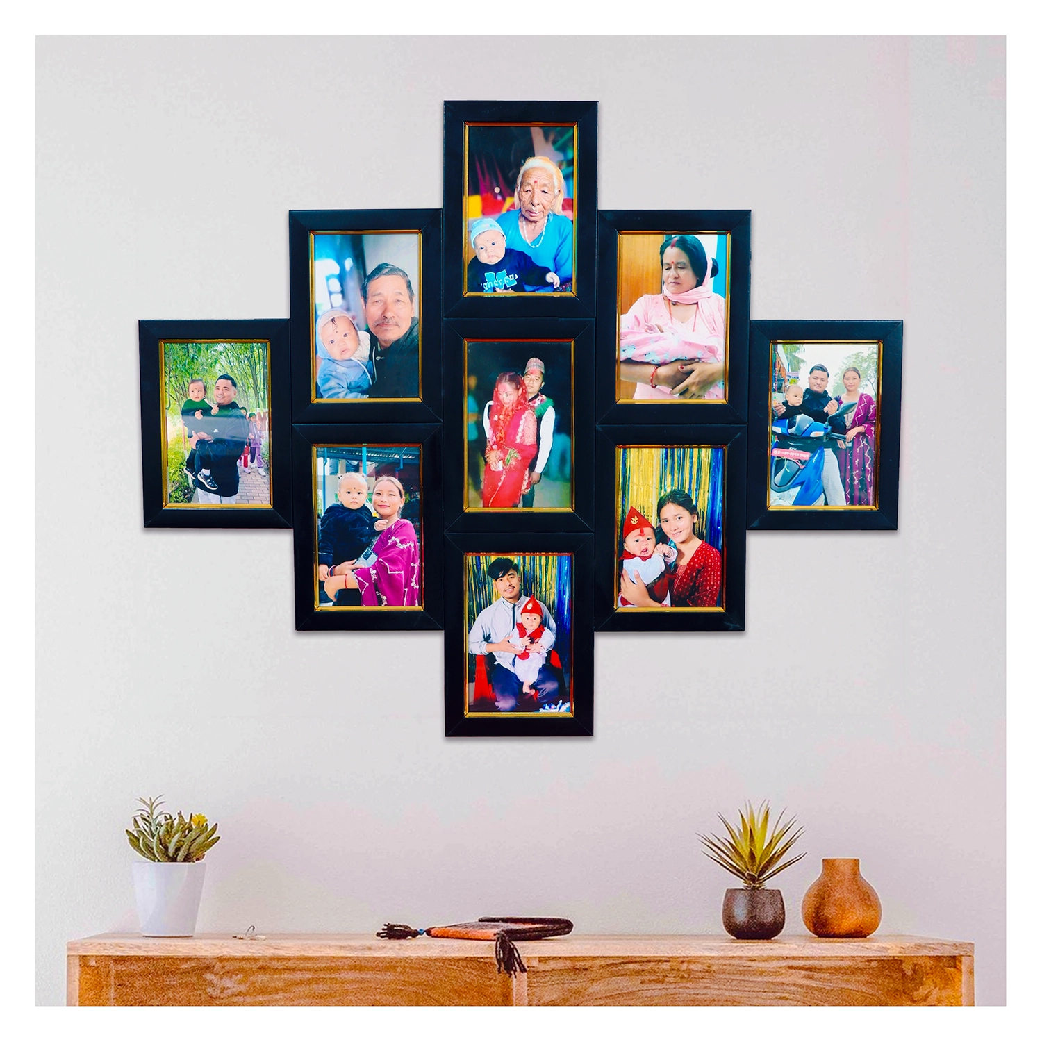 9 in 1 (4x6) Photo Frame – Best for Gifts & Memory Collection